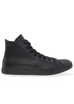 Buty Converse Chuck Taylor All Star Hi Mono Leather 135251C - czarne ze sklepu streetstyle24.pl w kategorii Trampki męskie - zdjęcie 174926991