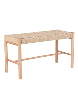 House Nordic Ławka &quot;Abano&quot; w kolorze beżowym - 80 x 45 x 35 cm ze sklepu Limango Polska w kategorii Ławki ogrodowe - zdjęcie 174930451