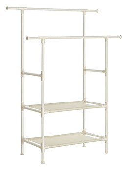 Songmics Garderoba stojąca w kolorze białym - 114 x 171 x 45 cm ze sklepu Limango Polska w kategorii Szafy - zdjęcie 174931040