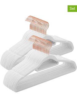 Songmics Wieszaki (50 szt.) w kolorze różowozłoto-białym na ubrania - 43,5 x 22,5 cm - id: 15949253 - marki Songmics - 174931054 Songmics Wieszaki (50 szt.) w kolorze różowozłoto-białym na ubrania - 43,5 x 22,5 cm ze sklepu Limango Polska w kategorii Szafy - zdjęcie 174931054