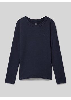 Bluzka z długim rękawem i fakturowanym wzorem model ‘BLUHARRY’ ze sklepu Peek&Cloppenburg  w kategorii T-shirty chłopięce - zdjęcie 174931461