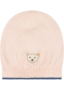 Steiff Czapka beanie w kolorze jasnoróżowym ze sklepu Limango Polska w kategorii Czapki dziecięce - zdjęcie 174935682