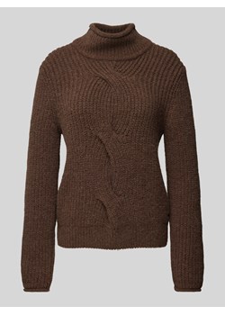 Sweter z dzianiny ze stójką ze sklepu Peek&Cloppenburg  w kategorii Swetry damskie - zdjęcie 174937063