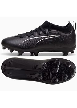 Buty piłkarskie Puma Ultra 5 Match FG/AG 108096-02 czarne ze sklepu ButyModne.pl w kategorii Buty sportowe dziecięce - zdjęcie 174938113