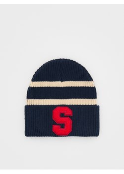 Reserved - Czapka z naszywką - granatowy ze sklepu Reserved w kategorii Czapki dziecięce - zdjęcie 174941043