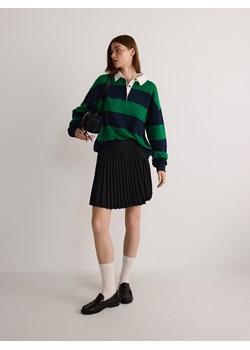 Reserved - Bawełniana bluza z kołnierzykiem - wielobarwny ze sklepu Reserved w kategorii Bluzy damskie - zdjęcie 174941511