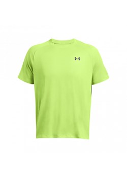 Męska koszulka treningowa Under Armour UA Tech Textured SS - zielona ze sklepu Sportstylestory.com w kategorii T-shirty męskie - zdjęcie 174942580