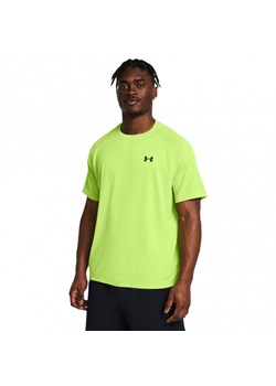 Męska koszulka treningowa Under Armour UA Tech Textured SS - zielona ze sklepu Sportstylestory.com w kategorii T-shirty męskie - zdjęcie 174942581