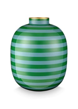 Pip Studio wazon dekoracyjny Stripes Green ze sklepu ANSWEAR.com w kategorii Wazony - zdjęcie 174943621