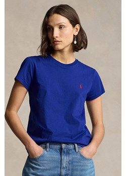 Polo Ralph Lauren t-shirt bawełniany damski kolor turkusowy 211898698 ze sklepu ANSWEAR.com w kategorii Bluzki damskie - zdjęcie 174944391