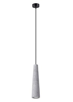 Betonowa industrialna lampa wisząca pojedyncza - A614 P0-R70 ze sklepu Edinos.pl w kategorii Lampy wiszące - zdjęcie 174944714