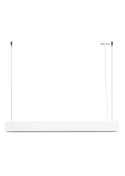 Biała nowoczesna lampa wisząca liniowa LED - 5X A622 Bleros ze sklepu Edinos.pl w kategorii Lampy wiszące - zdjęcie 174944823