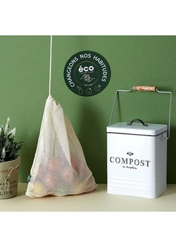 COOK CONCEPT Pojemnik w kolorze białym na kompost - 5 l ze sklepu Limango Polska w kategorii Kosze na śmieci - zdjęcie 174945512