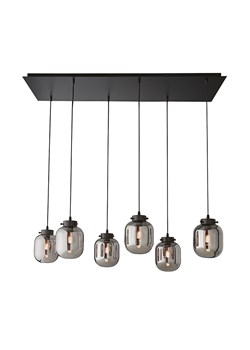 FISCHER &amp; HONSEL Lampa wisząca w kolorze czarno-szarym - 115 x 38 cm ze sklepu Limango Polska w kategorii Oświetlenie - zdjęcie 174946150