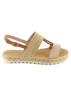 Bellucci Sandały w kolorze beżowym ze sklepu Limango Polska w kategorii Espadryle damskie - zdjęcie 174947972