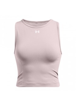 Damski top treningowy Under Armour UA Vanish Seamless Tank - beżowy ze sklepu Sportstylestory.com w kategorii Bluzki damskie - zdjęcie 174952802