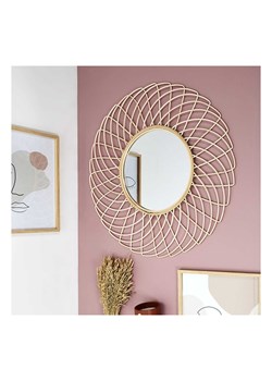 Ethnical Life Lustro ścienne w kolorze złotym - Ø 90 cm ze sklepu Limango Polska w kategorii Lustra - zdjęcie 174954342