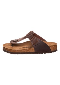 Birkenstock Skórzane klapki w kolorze czarnym ze sklepu Limango Polska w kategorii Klapki damskie - zdjęcie 174957023