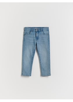 Reserved - Elastyczne jeansy slim - niebieski ze sklepu Reserved w kategorii Spodnie chłopięce - zdjęcie 174958113