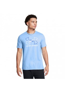 Męski t-shirt z nadrukiem Under Armour UA Gl Foundation Update Ss - niebieski ze sklepu Sportstylestory.com w kategorii T-shirty męskie - zdjęcie 174959882