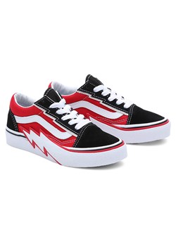 Vans Skórzane sneakersy &quot;Old Skool Bolt&quot; w kolorze czarno-czerwono-białym ze sklepu Limango Polska w kategorii Trampki dziecięce - zdjęcie 174966220