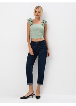Mohito - Jeansy boyfriend - granatowy ze sklepu Mohito w kategorii Jeansy damskie - zdjęcie 174973044