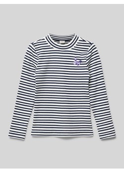 Bluzka o kroju slim fit z długim rękawem,efektem błyszczącym i cekinami ze sklepu Peek&Cloppenburg  w kategorii Bluzki dziewczęce - zdjęcie 174974971