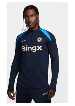 Męska treningowa koszulka piłkarska Nike Dri-FIT Chelsea F.C. Strike - Niebieski ze sklepu Nike poland w kategorii T-shirty męskie - zdjęcie 174975822