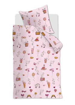 beddinghouse kids Komplet pościeli "Pink Party" w kolorze jasnoróżowym ze sklepu Limango Polska w kategorii Pościel dziecięca - zdjęcie 174978513