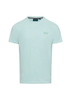 Superdry T-shirt męski Mężczyźni Bawełna miętowy marmurkowy ze sklepu vangraaf w kategorii T-shirty męskie - zdjęcie 174983843