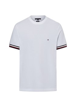 Tommy Hilfiger Koszulka męska Mężczyźni Bawełna biały jednolity ze sklepu vangraaf w kategorii T-shirty męskie - zdjęcie 174988664