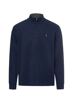 Polo Ralph Lauren Męski sweter Mężczyźni Bawełna granatowy jednolity ze sklepu vangraaf w kategorii Bluzy męskie - zdjęcie 174988672