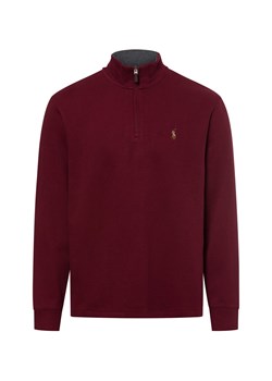 Polo Ralph Lauren Męski sweter Mężczyźni Bawełna czerwony jednolity ze sklepu vangraaf w kategorii Bluzy męskie - zdjęcie 174988673