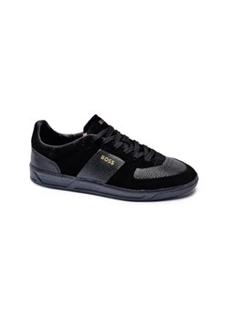 BOSS BLACK Skórzane sneakersy Brandon ze sklepu Gomez Fashion Store w kategorii Buty sportowe męskie - zdjęcie 174991570