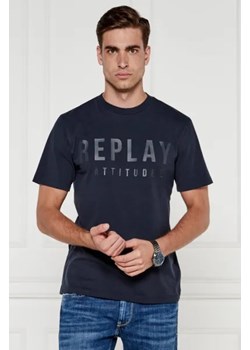 Replay T-shirt | Regular Fit ze sklepu Gomez Fashion Store w kategorii T-shirty męskie - zdjęcie 174997372
