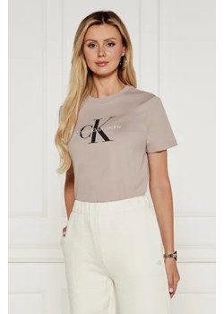 CALVIN KLEIN JEANS T-shirt | Regular Fit ze sklepu Gomez Fashion Store w kategorii Bluzki damskie - zdjęcie 174999362