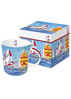 ppd Kubek jumbo &quot;Regatta&quot; w kolorze niebieskim - 500 ml ze sklepu Limango Polska w kategorii Naczynia - zdjęcie 175005722