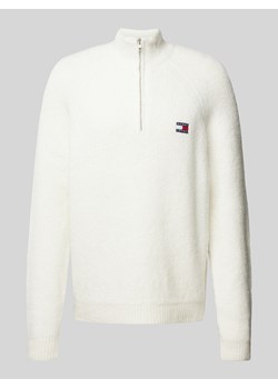 Sweter z dzianiny ze stójką ze sklepu Peek&Cloppenburg  w kategorii Swetry męskie - zdjęcie 175010314