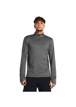 Męski longsleeve do biegania Under Armour UA Launch Pro 1/4 Zip - szary ze sklepu Sportstylestory.com w kategorii T-shirty męskie - zdjęcie 175013983