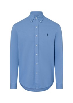 Polo Ralph Lauren Koszula męska Mężczyźni Regular Fit Bawełna niebieski jednolity ze sklepu vangraaf w kategorii Koszule męskie - zdjęcie 175014240