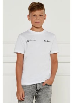 CALVIN KLEIN JEANS T-shirt | Regular Fit ze sklepu Gomez Fashion Store w kategorii T-shirty chłopięce - zdjęcie 175015650