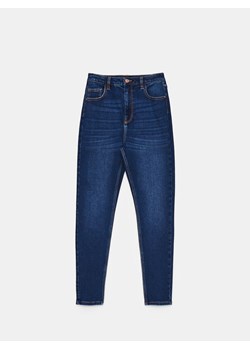 Mohito - Jeansy skinny PETITE - granatowy ze sklepu Mohito w kategorii Jeansy damskie - zdjęcie 175015664