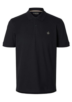 SELECTED HOMME Koszulka polo w kolorze czarnym ze sklepu Limango Polska w kategorii T-shirty męskie - zdjęcie 175016650