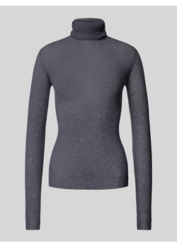 Sweter z dzianiny z golfem model ‘MAGLIA ESSENTIAL’ ze sklepu Peek&Cloppenburg  w kategorii Swetry damskie - zdjęcie 175018371