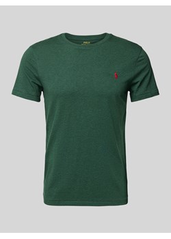 T-shirt o kroju custom slim fit z okrągłym dekoltem ze sklepu Peek&Cloppenburg  w kategorii T-shirty męskie - zdjęcie 175018943