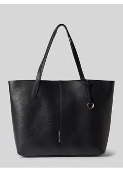 Torba shopper ze skóry z wytłoczonym logo ze sklepu Peek&Cloppenburg  w kategorii Torby Shopper bag - zdjęcie 175019010