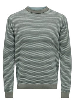 ONLY &amp; SONS Sweter w kolorze zielonym ze sklepu Limango Polska w kategorii Swetry męskie - zdjęcie 175020403