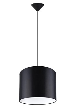 Czarna elegancka abażurowa lampa nad stół - 11X A653 B1-Z72 ze sklepu Edinos.pl w kategorii Lampy wiszące - zdjęcie 175047973