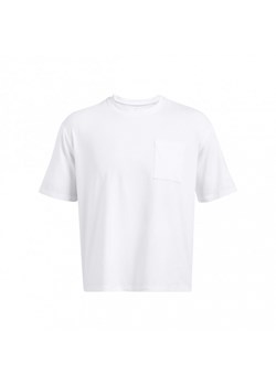 Męska koszulka treningowa Under Armour UA Meridian Pocket SS - biała ze sklepu Sportstylestory.com w kategorii T-shirty męskie - zdjęcie 175053892