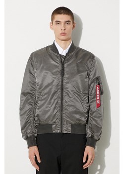 Alpha Industries kurtka bomber MA-1 VF LW Battlewash 106110 89 męski kolor czarny przejściowa 106110.89-CZARNY ze sklepu PRM w kategorii Kurtki męskie - zdjęcie 175054043